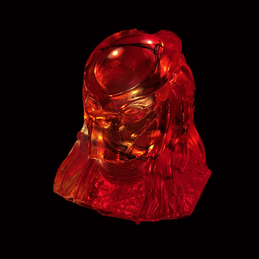 Light Up Predator - Marbled Clear Red/Clear